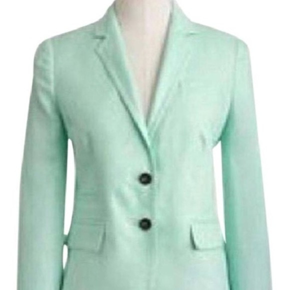 J. Crew Factory Jackets & Blazers - J. Crew Mint Linen Blazer
